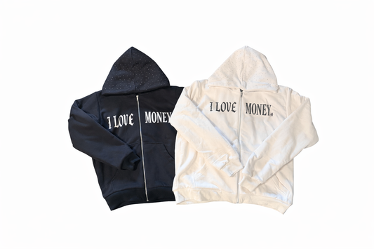 I LOVE MONEY ZIP UP